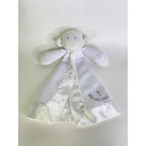 Mary Meyer Lamb Lovey White Sheep Bless This Child Baby Security Blanket